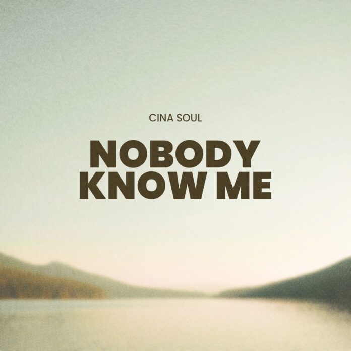 Cina Soul Nobody Know Me official cover art Cina Soul Nobody Know Me official cover art