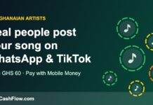 Ghanaian Artists Can Now Pay Real People to Post Their Songs on WhatsApp Status and TikTok Real people in Ghana post your song on WhatsApp Status and TikTok, from GHS 60
